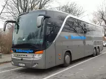 Setra 416 HDH von Boddensegler aus Deutschland in Stralsund am 31.01.2019