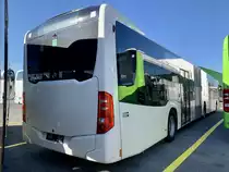 Heckansicht des MB C2 G 202 von Intertours am 24.9.21 bei Interbus in Kerzers.