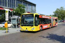 BVG Berlin - Mercedes Benz MB Citaro C2 G [ 4984] als M49, Berlin/ Hardenbergplatz im Juli 2021. (beberlin)