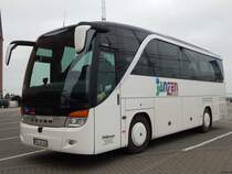 Setra 411 HD von Janzen Reisen aus Deutschland in Stralsund am 31.01.2019