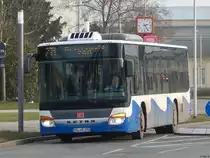 Setra 415 NF von der Usedomer Bäderbahn in Greifswald am 31.01.2019