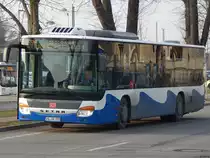 Setra 415 NF von der Usedomer Bäderbahn in Greifswald am 31.01.2019