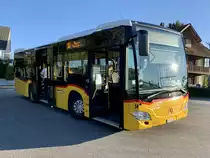 MB C2 K '10120' PostAuto Regie Laupen, ex PU Thepra, Stans, am 24.9.21 hinter dem Bahnhof Rosshäusern.