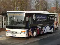 Setra 415 LE Business der Anklamer Verkehrsgesellschaft in Greifswald am 31.01.2019