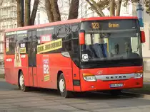 Setra 415 UL der Anklamer Verkehrsgesellschaft in Greifswald am 31.01.2019