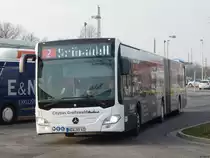 Mercedes Citaro III der Stadtwerke Greifswald in Greifswald am 31.01.2019