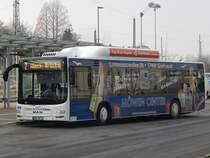 MAN Lion's City CNG der Stadtwerke Greifswald in Greifswald am 31.01.2019