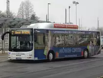 MAN Lion's City CNG der Stadtwerke Greifswald in Greifswald am 31.01.2019