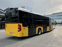 Heckansicht des MB C2 G '10686' der PostAuto Regie Bern am 29.9.21 beim Bahnhof Bern.