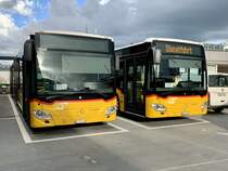 MB C2 G '10688'  BE 734 634  und der '10686'  BE 734 631  am 29.9.21 beim Bahnhof Bern.