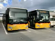 MB C2 G '10688'  BE 734 634  und der '10686'  BE 734 631  am 29.9.21 beim Bahnhof Bern.