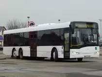 Solaris Urbino 15 der MVVG in Neubrandenburg am 02.02.2019