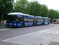 Van Hool AGG 300 auf der Linie 5 nach Hauptbahnhof/ZOB an der Haltestelle Rathausmarkt.