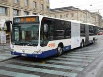 TPG - Mercedes Citaro Gelenkbus Nr.141 GE 960525 unterwegs auf der Linie 29 in Genf am 31.12.2008