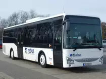 Iveco Crossway von Regionalbus Rostock in Rostock am 06.03.2019