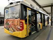 Heckansicht des MB C2 '11089' des PU Vögtlin-Meyer, Brugg am 11.10.21 beim Bahnhof Brugg.