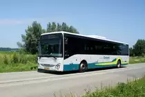 Niederlande / Bus Zeeland: Iveco Crossway LE (Wagen 5560) von Connexxion (Transdev Niederlande), aufgenommen im Juli 2021 in der Nähe von Schoondijke (Gemeinde Sluis).
