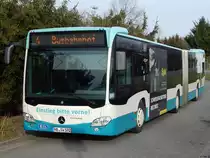 Mercedes Citaro III der Neubrandenburger Verkehrsbetriebe in Neubrandenburg am 06.03.2019