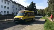 Bus 61 Richtung Berkersheimer Weg am Parkplatz Bienengrund. 14.10.2021 | 09:51 Uhr