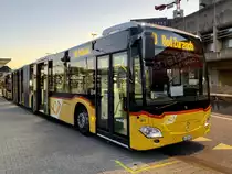 MB C2 G '11559' des PU Indermühle Bus, Reckingen am 14.10.21 bdim Bahnhof Brugg.