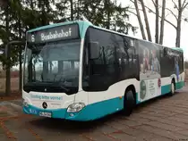 Mercedes Citaro III der Neubrandenburger Verkehrsbetriebe in Neubrandenburg am 08.03.2019