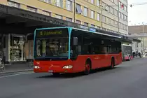 Mercedes Citaro 184, auf der Linie 8, fährt durch die Bahnhofstrasse. Die Aufnahme stammt vom 25.09.2021.