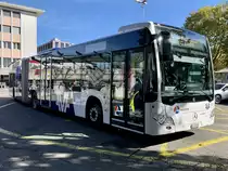 MB C2 G '11735'  AG 438 154  des PU Wicki Transport, Zufikon am 18.10.21 in Bremgarten Obertor.