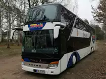 Setra 431 DT von Stewa aus Deutschland in Binz am 22.03.2019