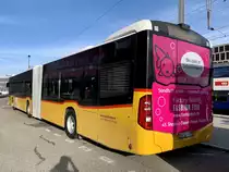 Heckansicht des MB C2 G '11545' des PU Vögtlin-Meyer, Brugg am 18.10.21 beim Bahnhof Brugg.
