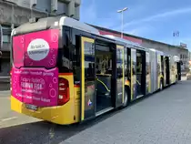 Heckansicht des MB C2 G Nr. 126 '11545' des PU Vögtlin-Meyer, Brugg am 18.10.21 beim Bahnhof Brugg.
