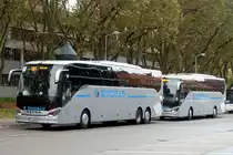 Setra S 517 HD und S 515 HD  Sindbad , Karlsruhe Oktober 2021