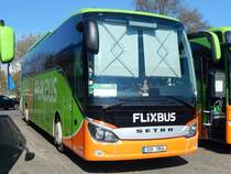 Setra 516 HD von Flixbus/Umbrella aus Tschechien in Berlin am 30.03.2019