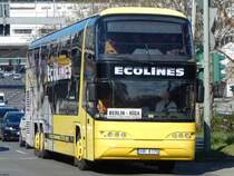 Neoplan Skyliner von Ecolines aus Lettland in Berlin am 30.03.2019