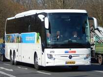 Mercedes Tourismo von De Jong Tours aus den Niederlanden in Berlin am 30.03.2019