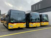 Mehrere Neue MB C2 am 13.11.21 bei Evobus Winterthur.