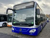 Neuer MB C2 G Nr. 112 für die VZO am 13.11.21 bei Evobus in Winterthur.
