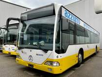 MB Citaro Nr. 6 der VBD am 13.11.21 bei Evobus in Winterthur.
