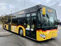 MB C2 Nr. 355 '11101' vom PU Autobetrieb Stadel-Neerach, Stadel am 13.11.21 beim Bahnhof Bülach.