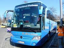 Mercedes Travego von Frankenland Reisen aus Deutschland in Berlin am 30.03.2019