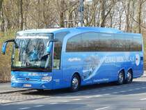 Mercedes Travego von Frankenland Reisen aus Deutschland in Berlin am 30.03.2019