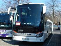 Setra 516 HD von Mibus aus Slowenien in Berlin am 30.03.2019
