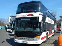 Setra 431 DT von Wärnelius Buss aus Schweden in Berlin am 30.03.2019