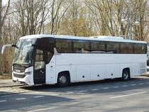 Scania Interlink von Hodgsons Coach Operators aus England in Berlin am 30.03.2019