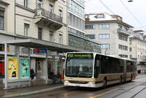 Citaro 57 an der Haltestelle Opernhaus am 14.01.2017.