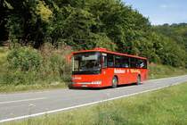 Bus Rheinland-Pfalz: Temsa Tourmalin IC (BIR-WR 93) vom Omnibusbetrieb Westrich Reisen GmbH, aufgenommen im September 2021 in der Nähe von Herrstein, einer Ortsgemeinde im Landkreis Birkenfeld.