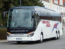 Setra 517 HD von Kristianstad Buss aus Schweden in Binz am 14.04.2019