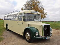 Am 23. Oktober 2021 konnte dieser Saurer Bus an der Strecke nach Bad Schandau angesehen werden. Danke dafür.