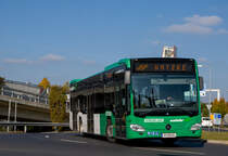 Graz 

Watzke Citaro 2 Euro 6, 1307 als Dienstfahrt beim Murpark, 28.10.2021 