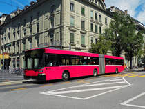 Volvo/Hess Bus 265, auf der Linie 10, fährt durch die Bundesgasse. Die Aufnahme stammt vom 26.08.2010.