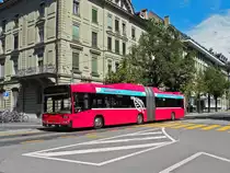 Volvo Bus 828, auf der Linie 17, fährt durch die Bundesgasse. Die Aufnahme stammt vom 26.08.2010.